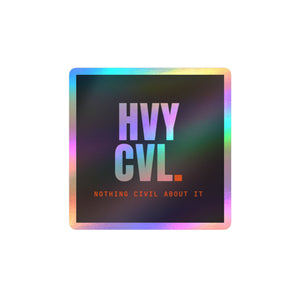 HVY CVL Mark | Hard Hat Sticker — view 4