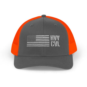 HVY CVL American Flag | Trucker Snapback — view 5