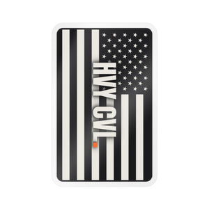 HVY CVL American Flag | Hard Hat Sticker — view 2