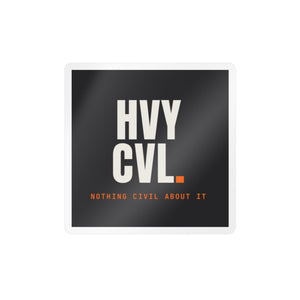 HVY CVL Mark | Hard Hat Sticker — view 2