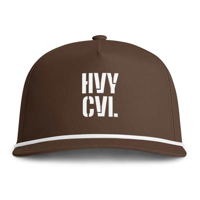 HVY CVL | Rope-Trim Snapback detail