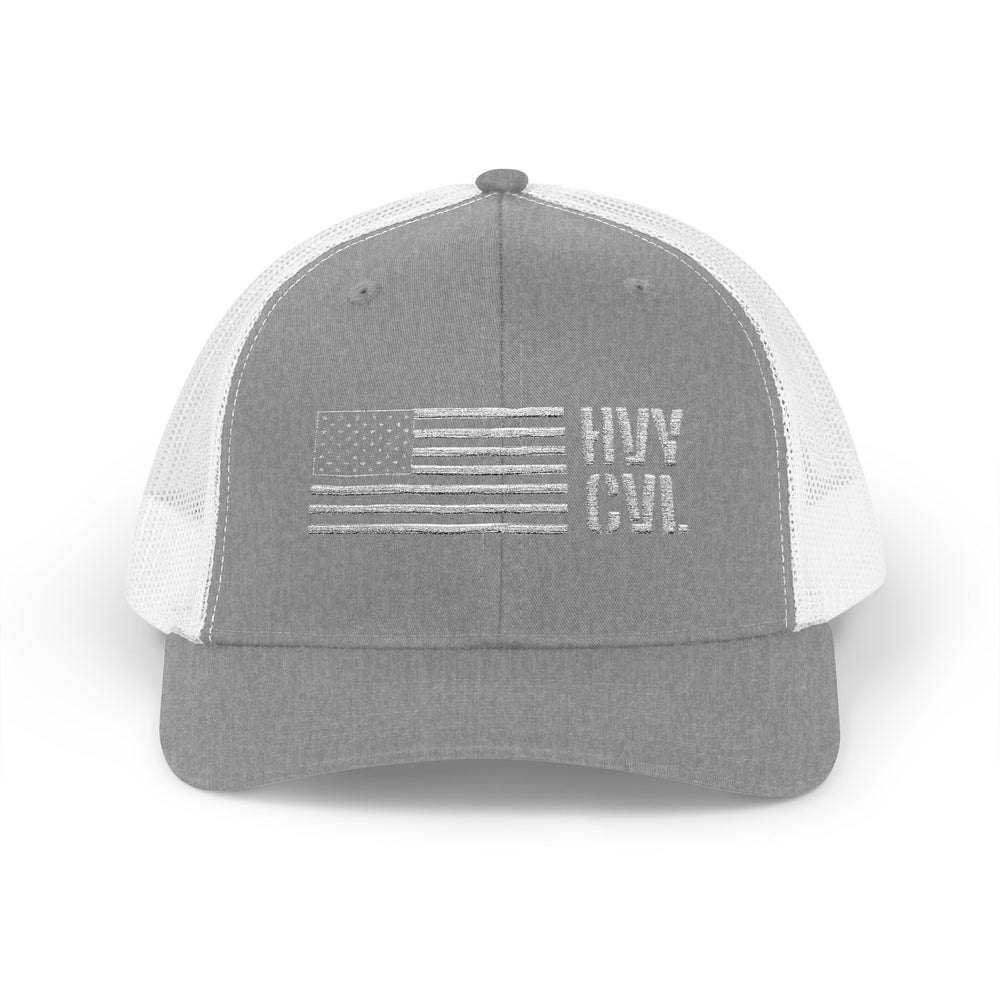 HVY CVL American Flag | Trucker Snapback
