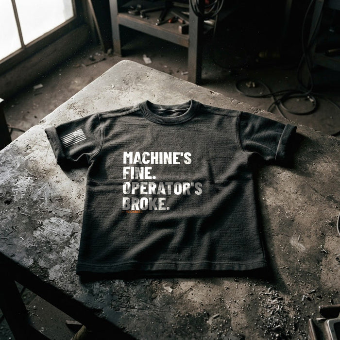 Machine's Fine. Operator's Broke Tee